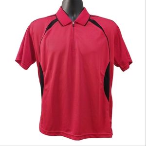 Tworoy zip-up golf shirt